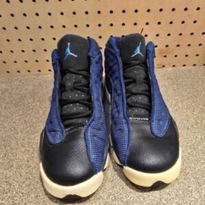 Nike Air Jordan 13 XIII Brave Blue/Black Shoes Youth Boys 6.5 GS Grade School